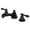 Kingston Brass KS4460AL 8" Widespread Bathroom Faucet, Matte Black KS4460AL - alternate 1